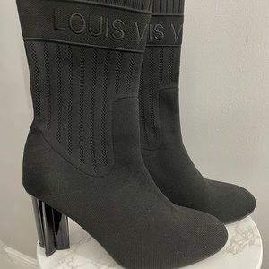 All Black Sock Boots